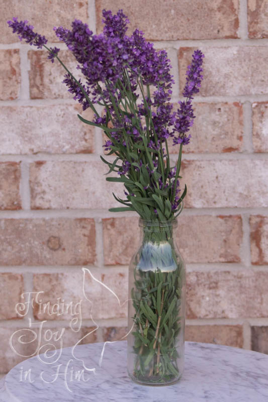 lavendar vase